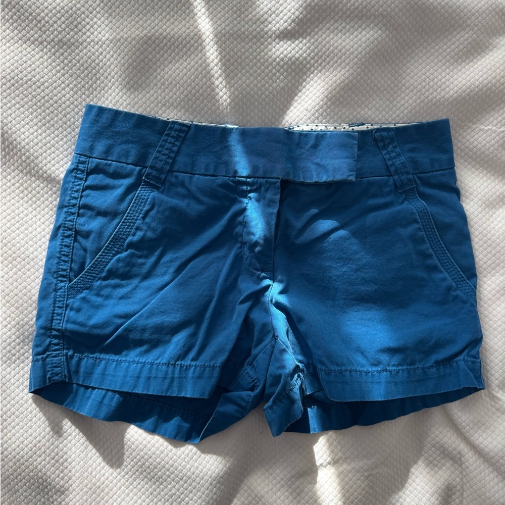 J. Crew Blue Chino Shorts